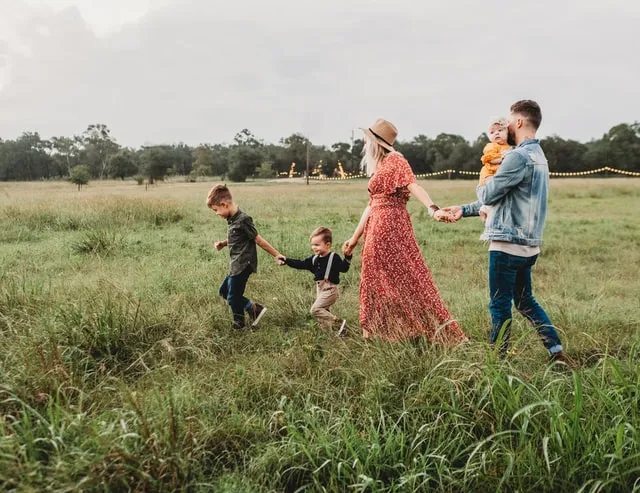 Família protegida por seguro de vida